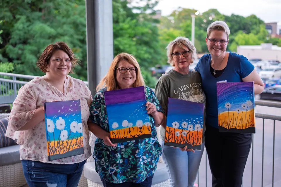 Photo 50 of 51, painting Dandelion Wishes at Gather GVL