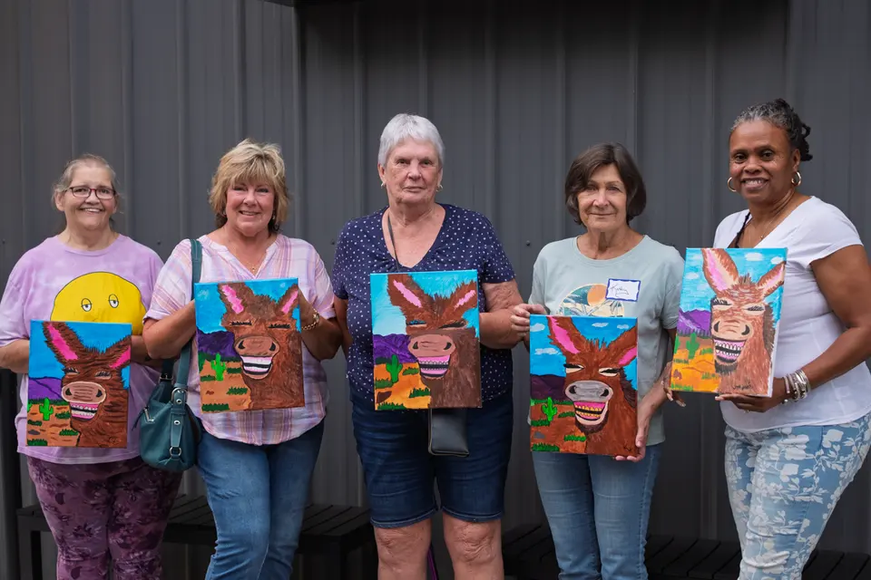 Photo 81 of 81, painting Happy Mule at Stubborn Mule Restaurant & Brewery