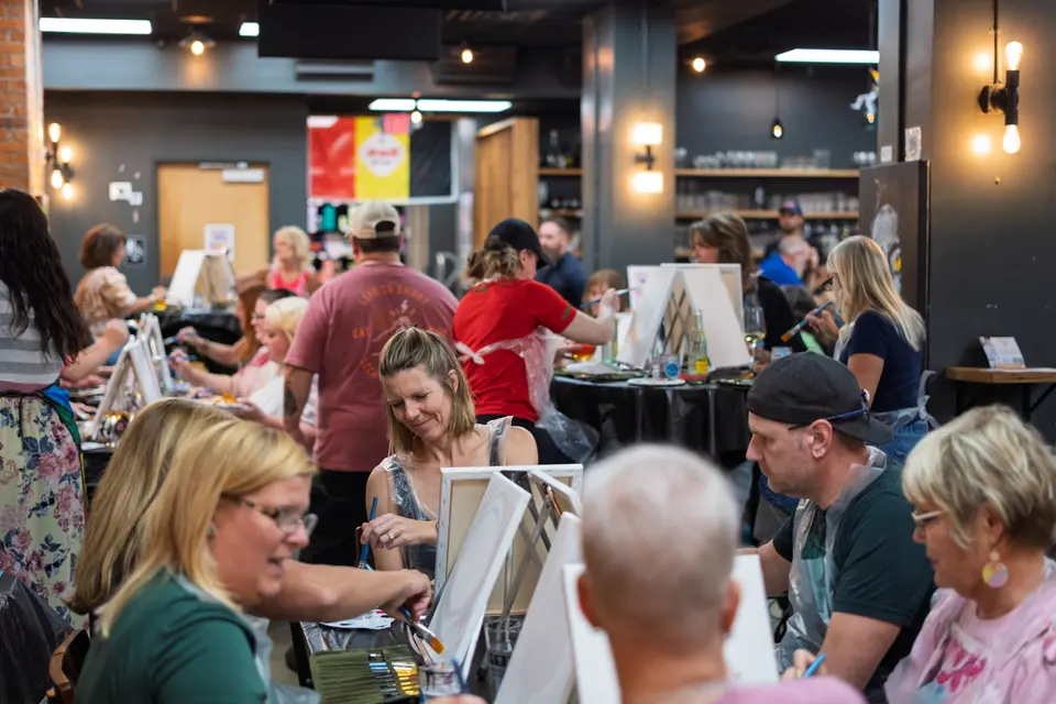 Photo 1 of 78, painting Dragonfly at Greenville Beer Exchange