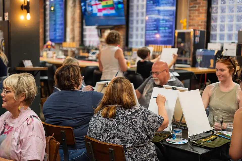 Photo 2 of 78, painting Dragonfly at Greenville Beer Exchange
