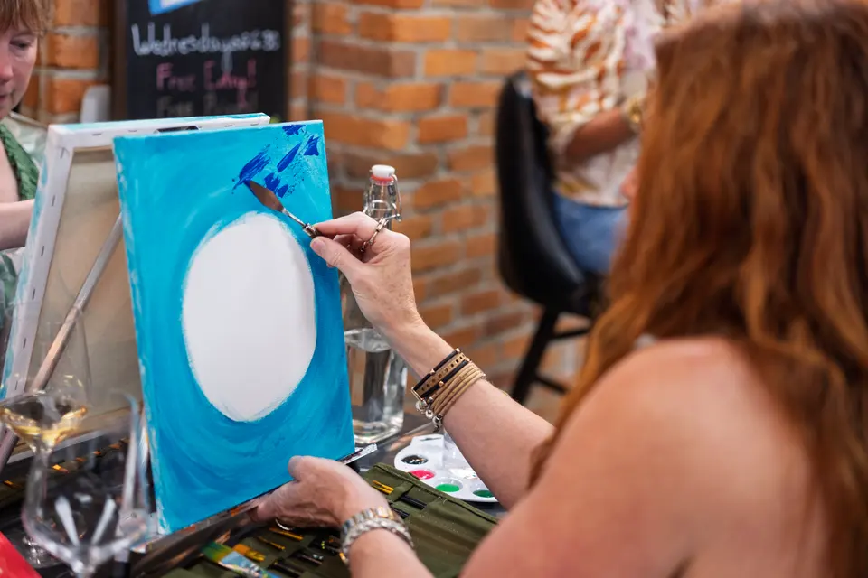 Photo 7 of 78, painting Dragonfly at Greenville Beer Exchange