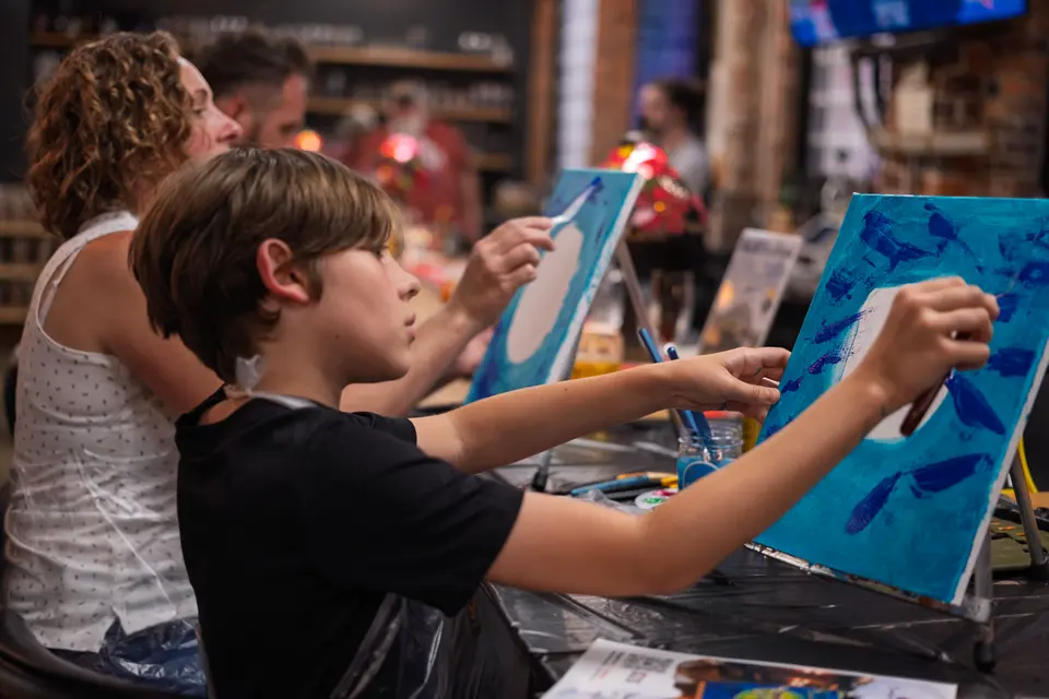 Photo 11 of 78, painting Dragonfly at Greenville Beer Exchange