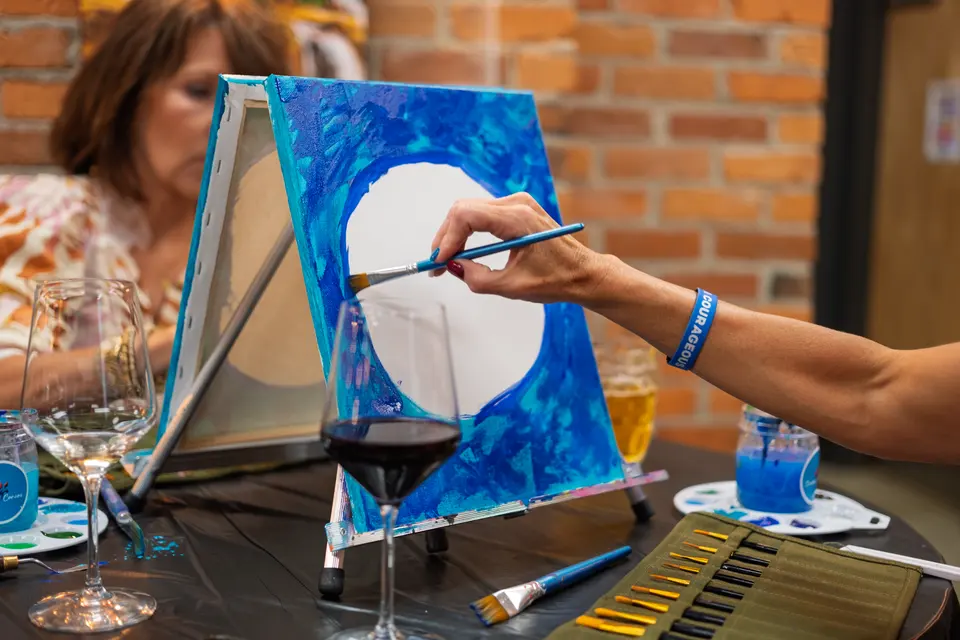 Photo 17 of 78, painting Dragonfly at Greenville Beer Exchange