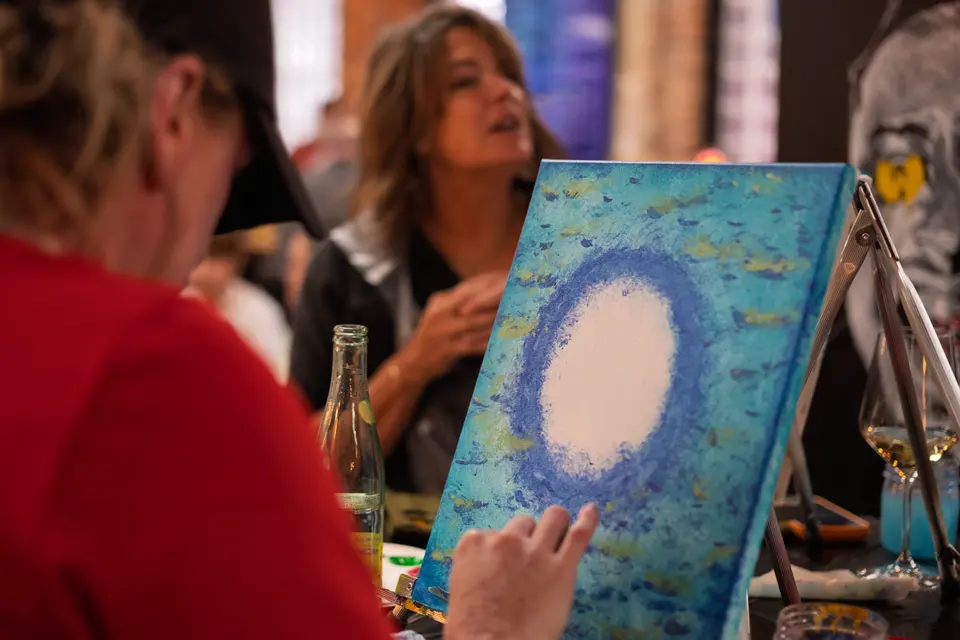 Photo 19 of 78, painting Dragonfly at Greenville Beer Exchange