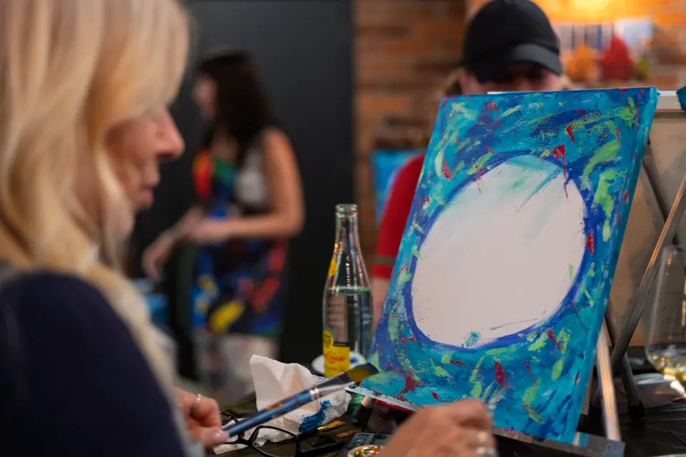 Photo 20 of 78, painting Dragonfly at Greenville Beer Exchange
