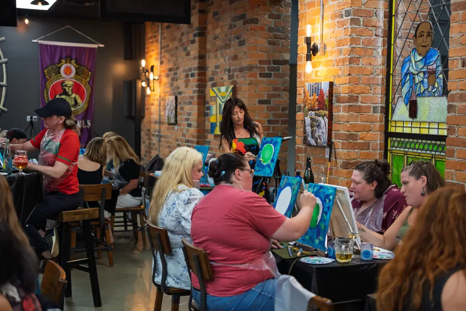 Photo 21 of 78, painting Dragonfly at Greenville Beer Exchange
