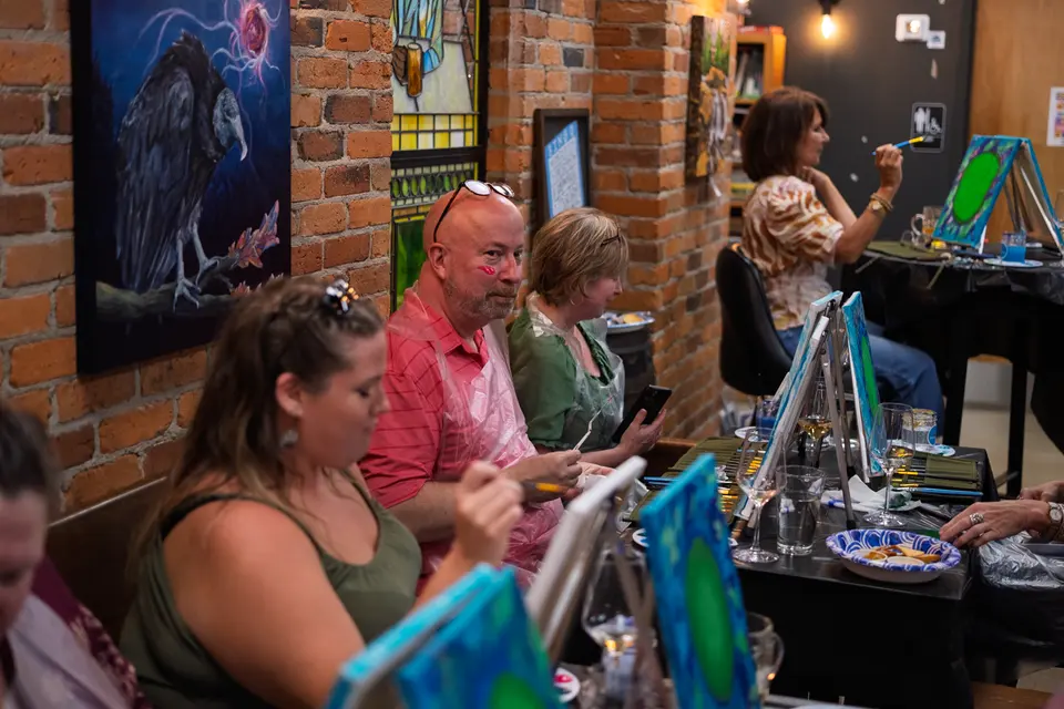 Photo 30 of 78, painting Dragonfly at Greenville Beer Exchange