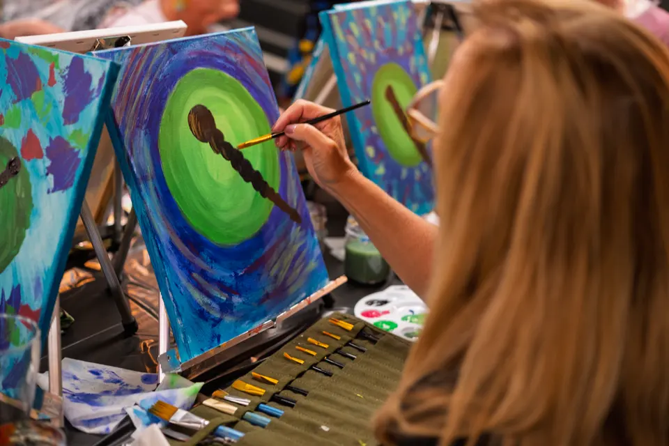 Photo 34 of 78, painting Dragonfly at Greenville Beer Exchange