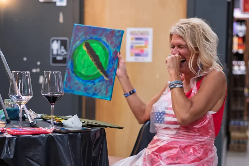 Photo 39 of 78, painting Dragonfly at Greenville Beer Exchange