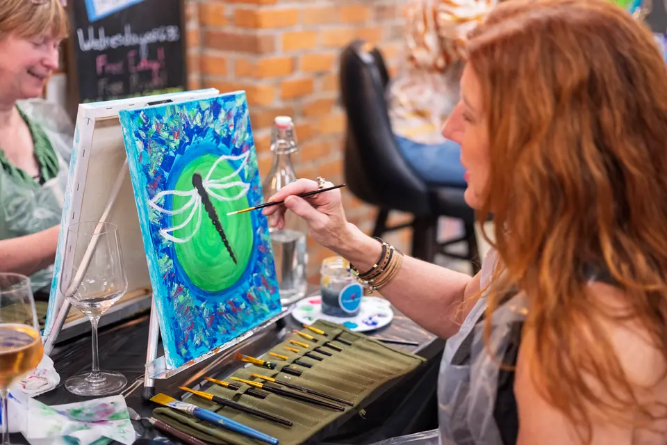 Photo 42 of 78, painting Dragonfly at Greenville Beer Exchange