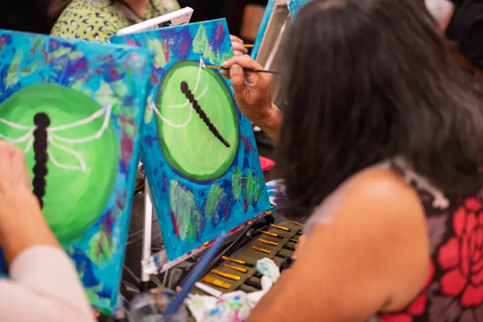 Photo 45 of 78, painting Dragonfly at Greenville Beer Exchange