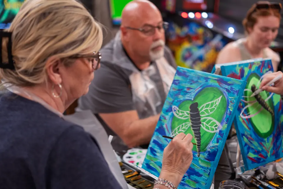 Photo 48 of 78, painting Dragonfly at Greenville Beer Exchange
