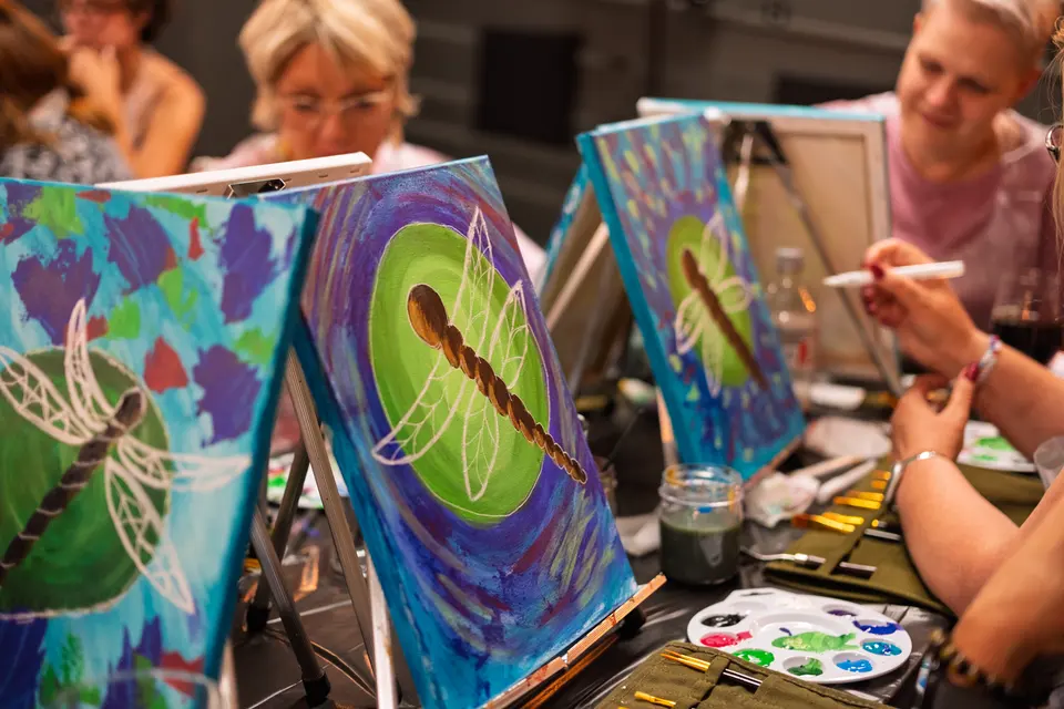 Photo 49 of 78, painting Dragonfly at Greenville Beer Exchange