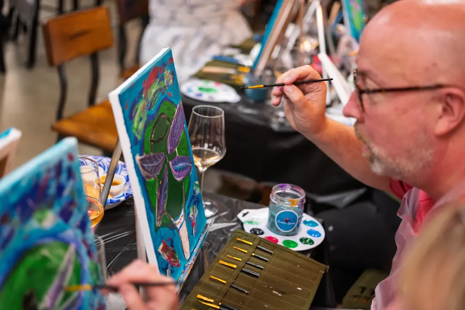 Photo 56 of 78, painting Dragonfly at Greenville Beer Exchange