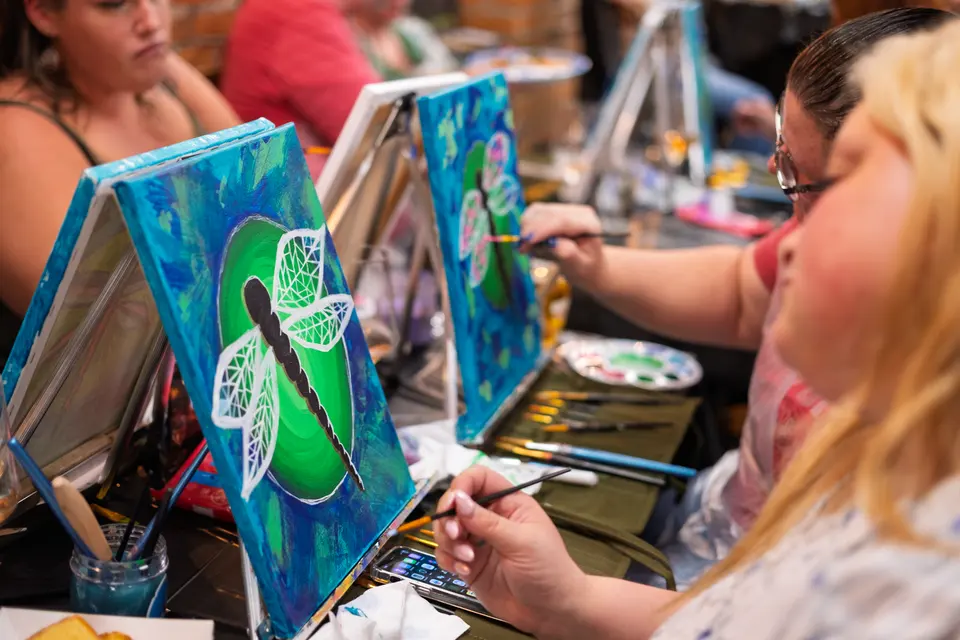 Photo 64 of 78, painting Dragonfly at Greenville Beer Exchange