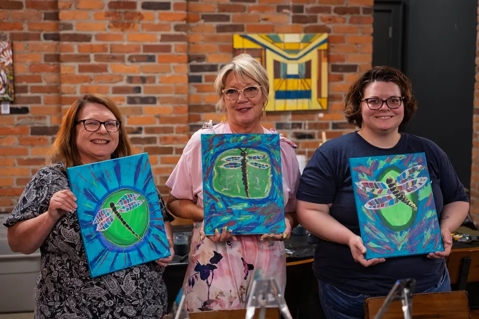 Photo 78 of 78, painting Dragonfly at Greenville Beer Exchange
