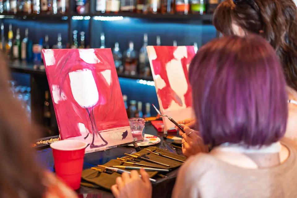 Photo 52 of 128, painting Aperol Spritz at Cork & Tap