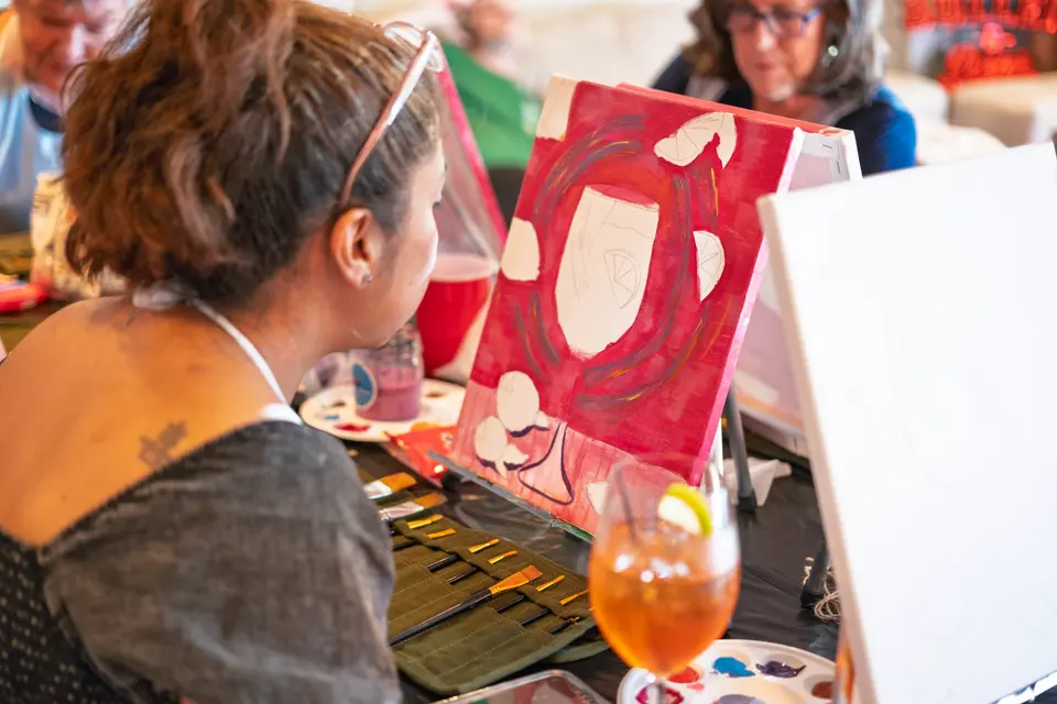 Photo 56 of 128, painting Aperol Spritz at Cork & Tap