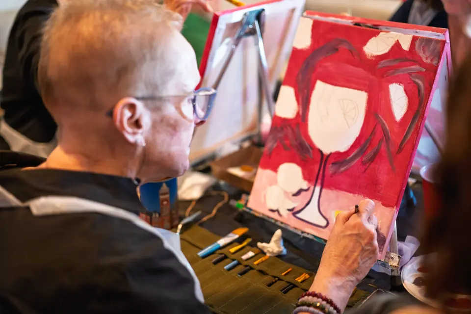 Photo 58 of 128, painting Aperol Spritz at Cork & Tap