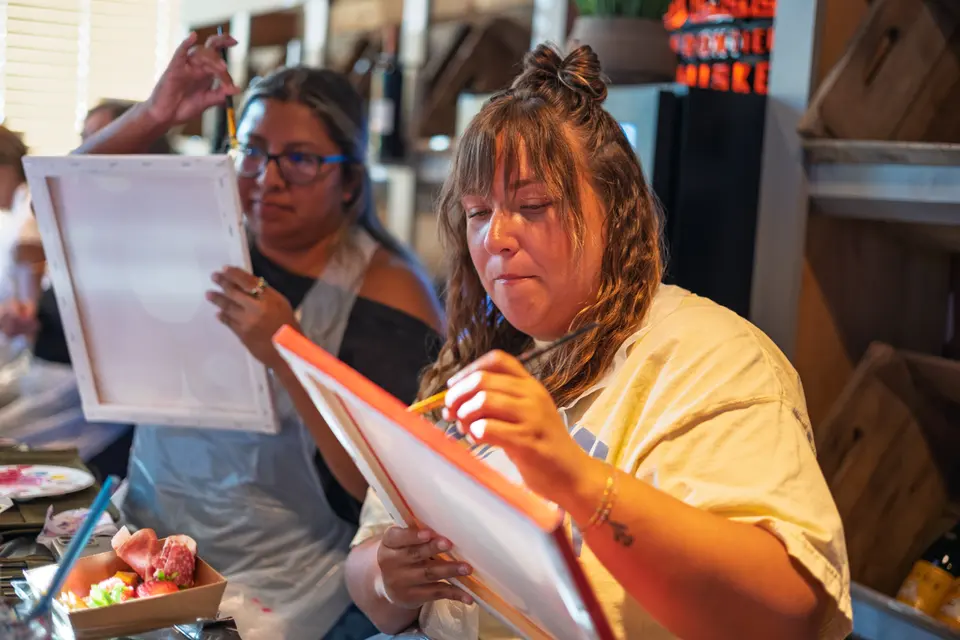 Photo 61 of 128, painting Aperol Spritz at Cork & Tap
