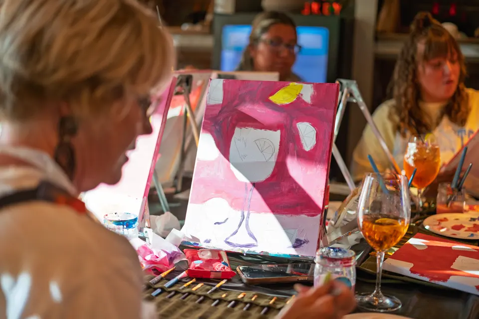 Photo 63 of 128, painting Aperol Spritz at Cork & Tap