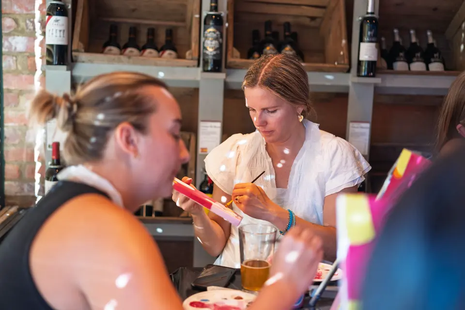 Photo 71 of 128, painting Aperol Spritz at Cork & Tap