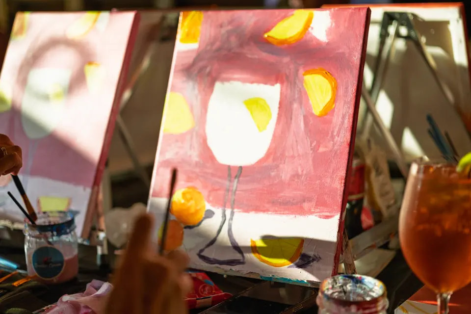 Photo 83 of 128, painting Aperol Spritz at Cork & Tap