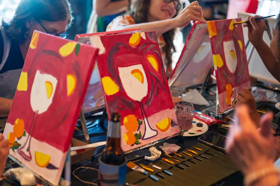 Photo 87 of 128, painting Aperol Spritz at Cork & Tap