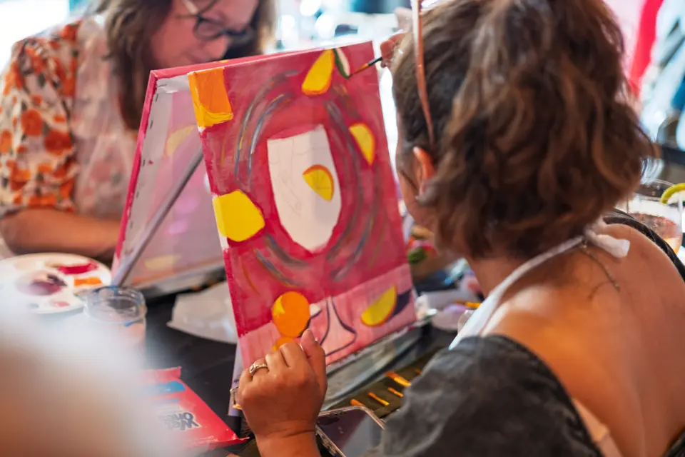 Photo 88 of 128, painting Aperol Spritz at Cork & Tap