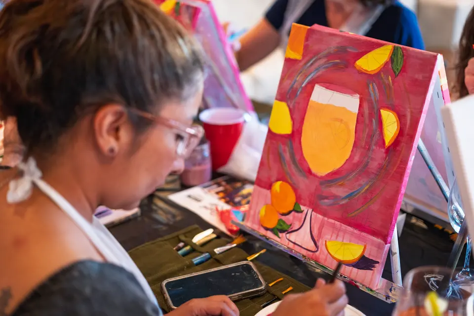 Photo 90 of 128, painting Aperol Spritz at Cork & Tap