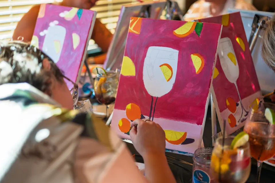 Photo 92 of 128, painting Aperol Spritz at Cork & Tap