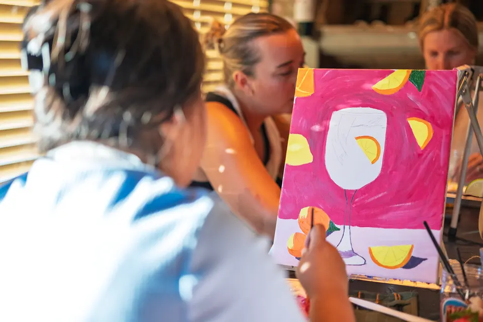 Photo 93 of 128, painting Aperol Spritz at Cork & Tap
