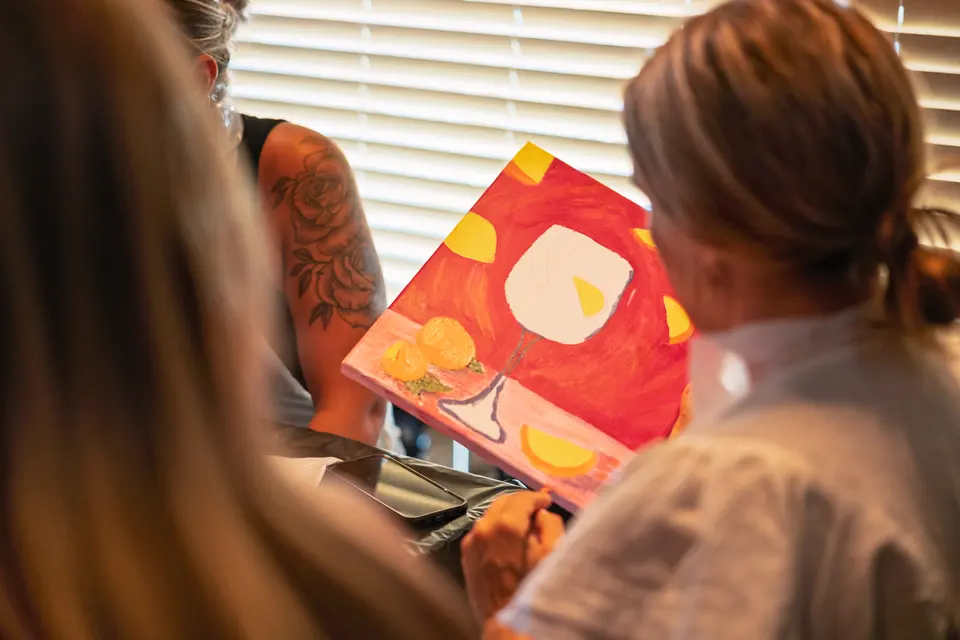 Photo 95 of 128, painting Aperol Spritz at Cork & Tap