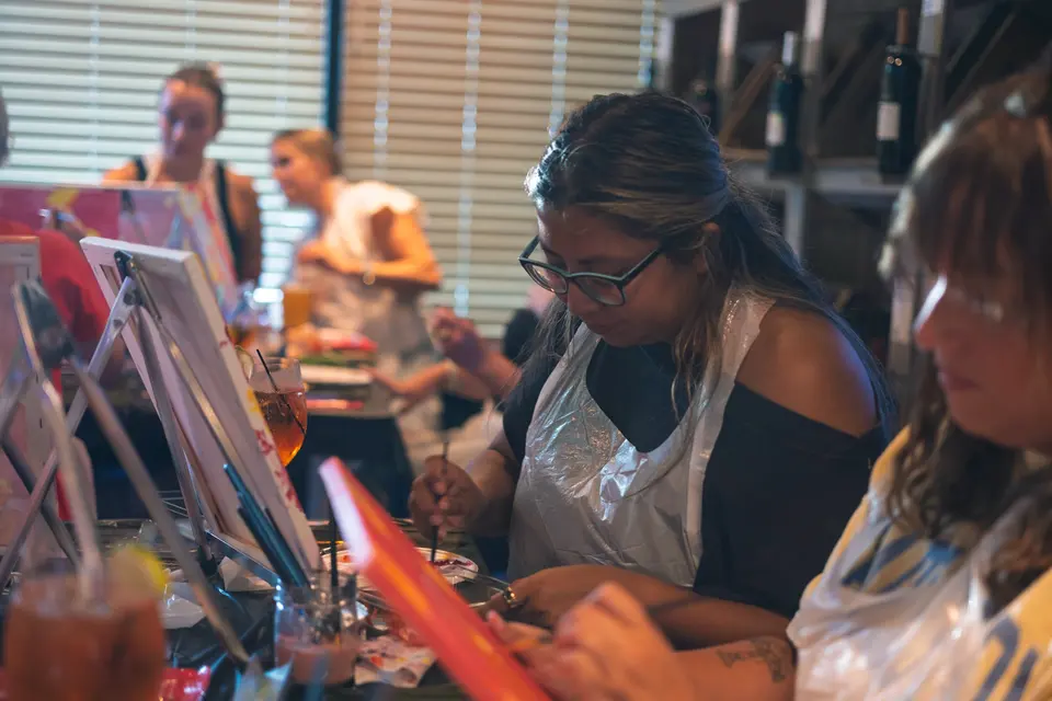 Photo 104 of 128, painting Aperol Spritz at Cork & Tap
