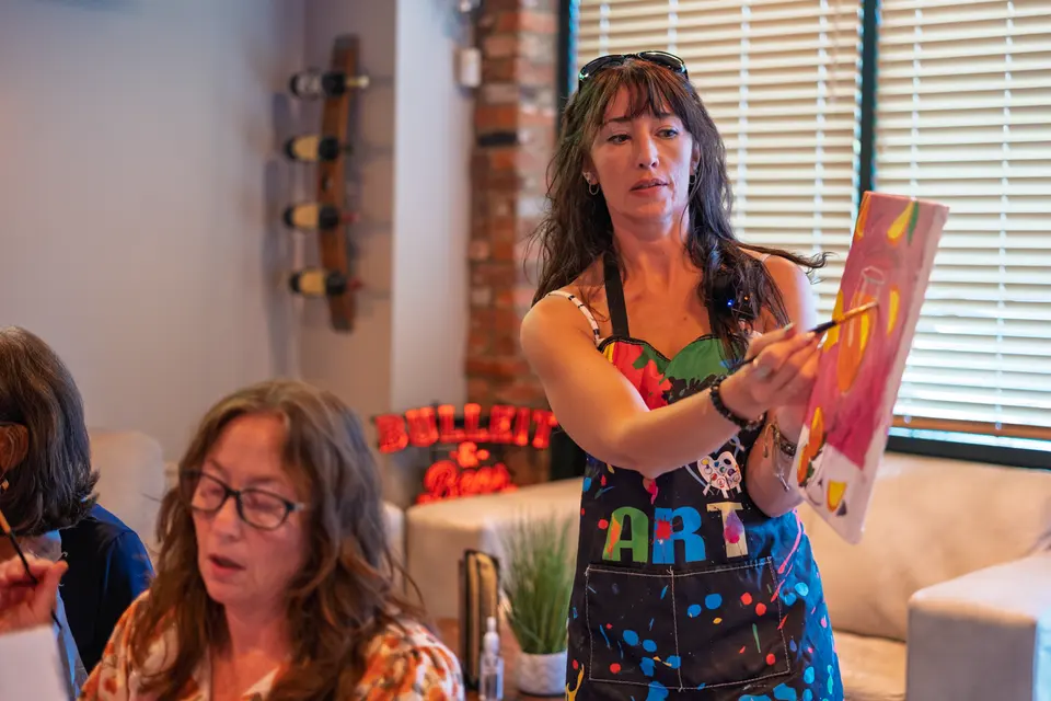 Photo 106 of 128, painting Aperol Spritz at Cork & Tap