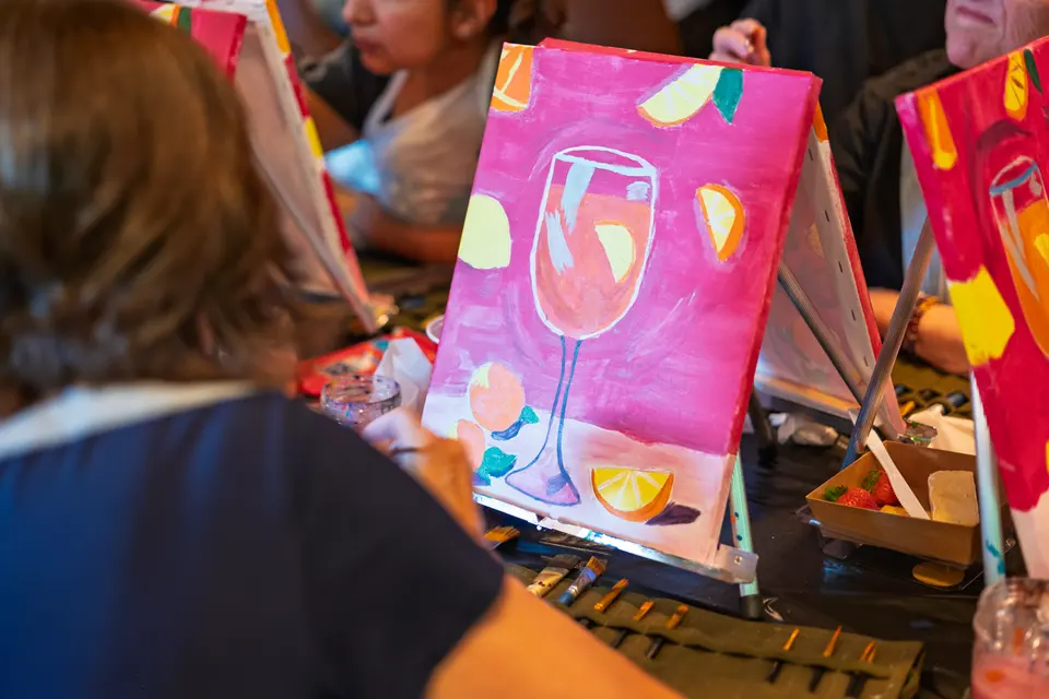 Photo 113 of 128, painting Aperol Spritz at Cork & Tap