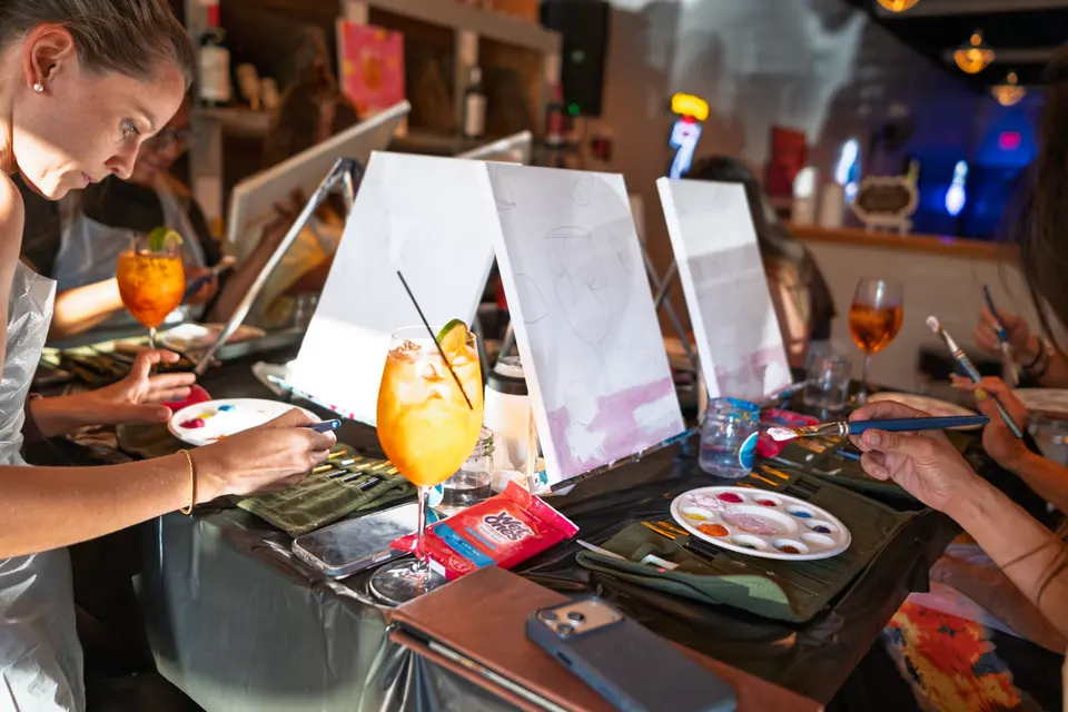 Photo 3 of 128, painting Aperol Spritz at Cork & Tap