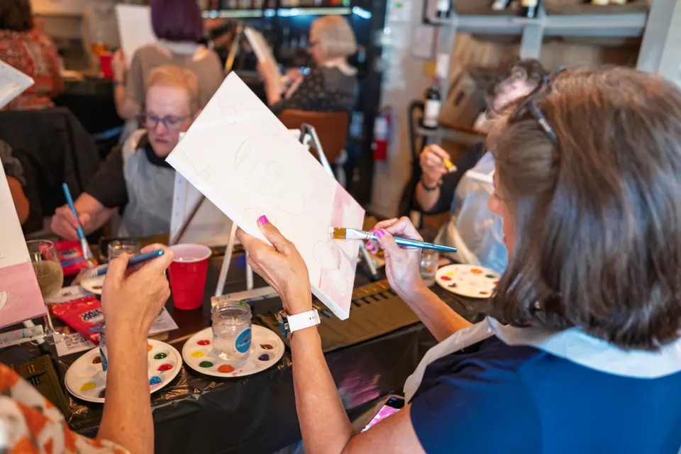 Photo 6 of 128, painting Aperol Spritz at Cork & Tap