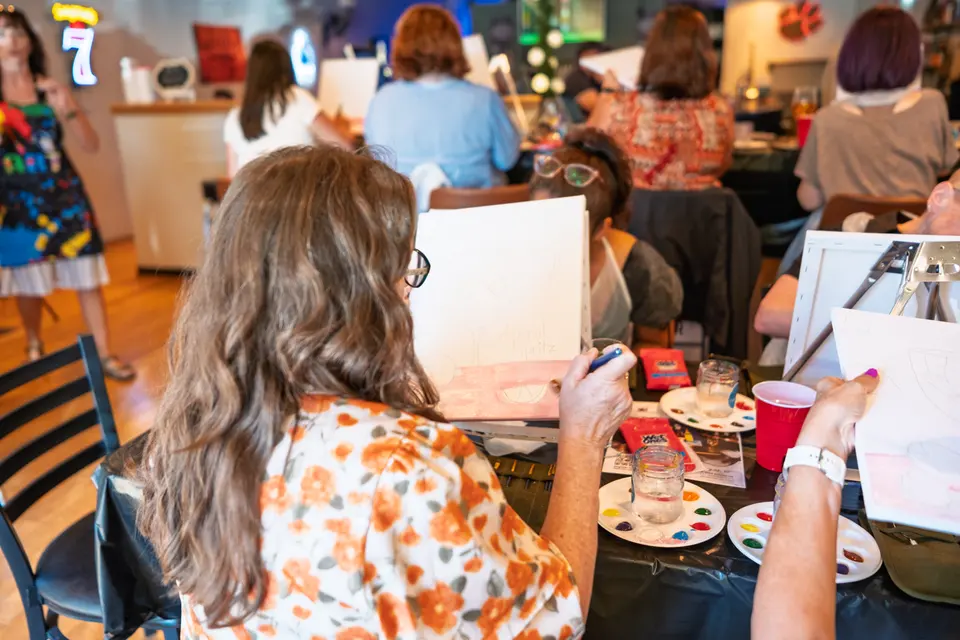 Photo 7 of 128, painting Aperol Spritz at Cork & Tap