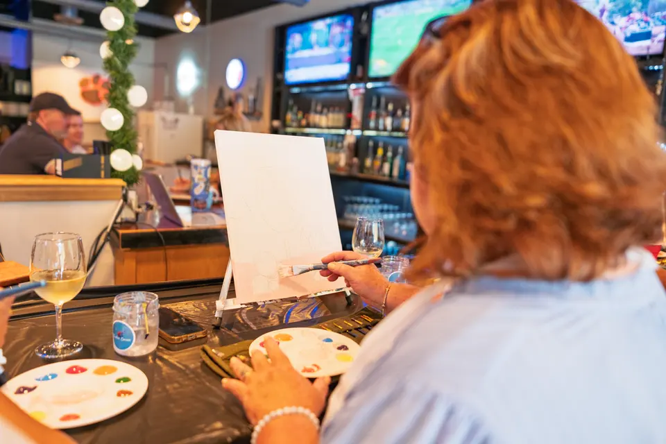Photo 10 of 128, painting Aperol Spritz at Cork & Tap