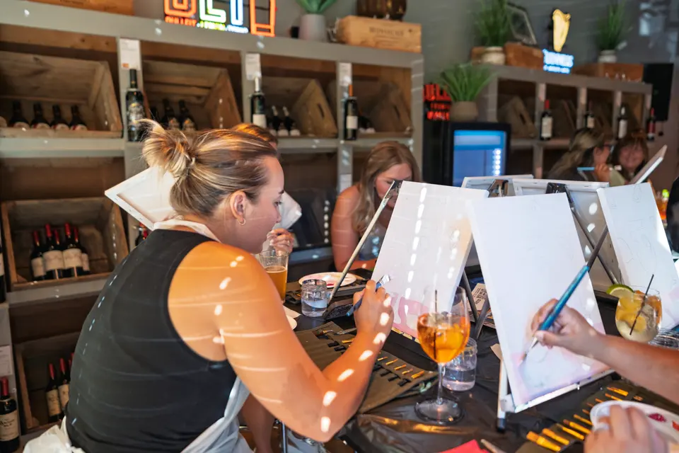 Photo 12 of 128, painting Aperol Spritz at Cork & Tap