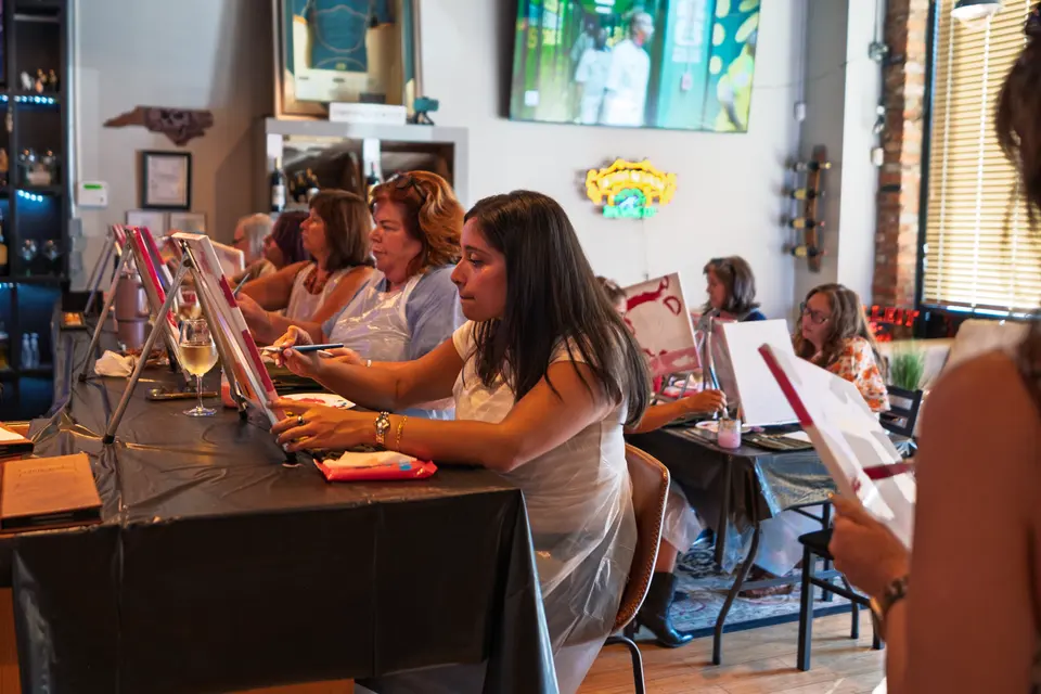 Photo 18 of 128, painting Aperol Spritz at Cork & Tap