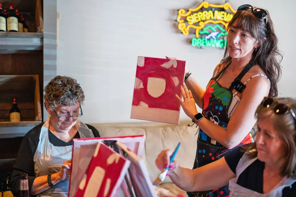 Photo 32 of 128, painting Aperol Spritz at Cork & Tap