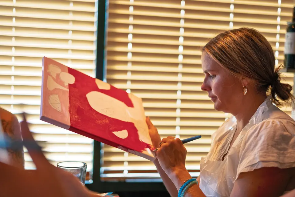 Photo 35 of 128, painting Aperol Spritz at Cork & Tap