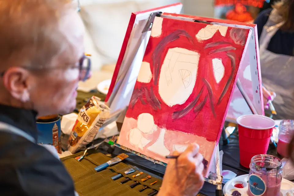 Photo 45 of 128, painting Aperol Spritz at Cork & Tap