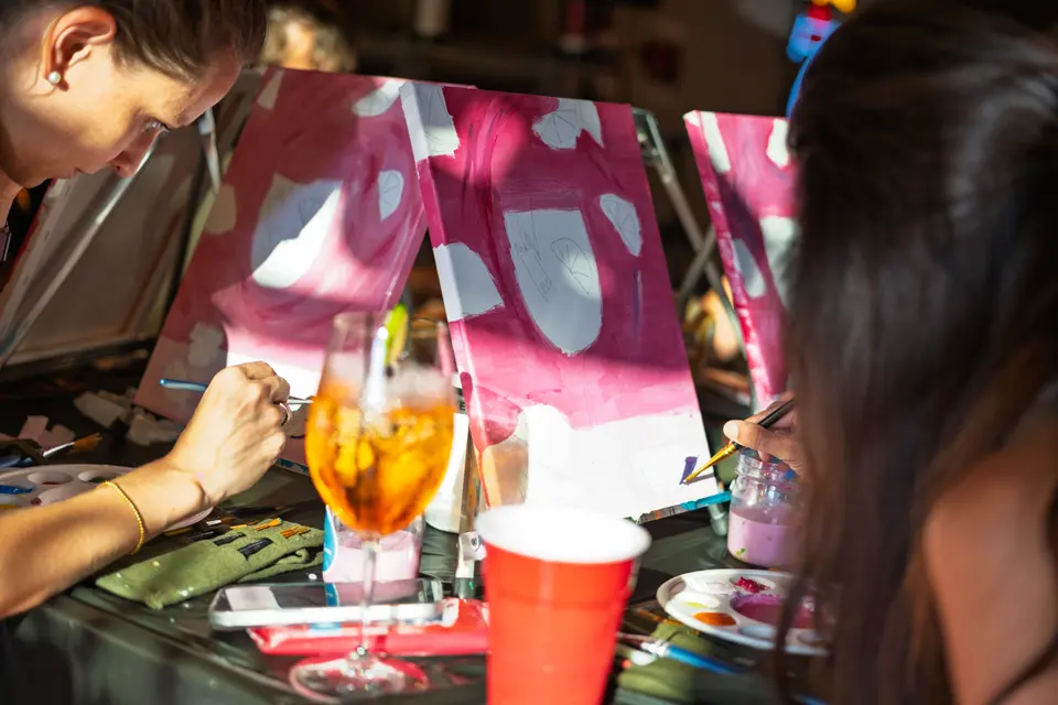 Photo 47 of 128, painting Aperol Spritz at Cork & Tap