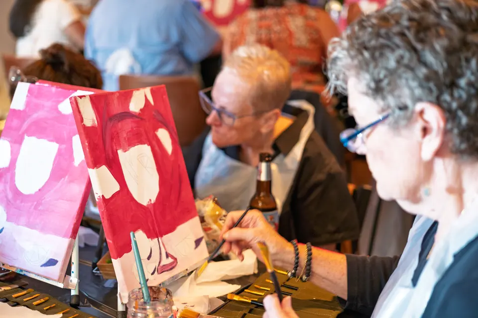Photo 50 of 128, painting Aperol Spritz at Cork & Tap