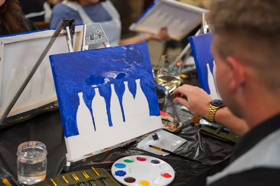 Photo 17 of 87, painting Bottle Bouquets at Greenville Beer Exchange
