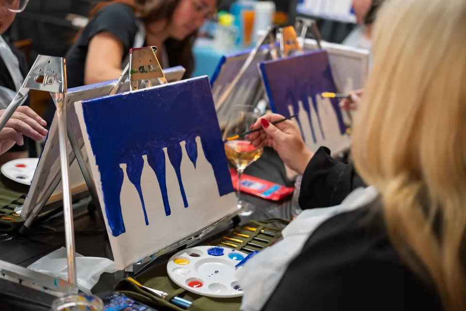Photo 19 of 87, painting Bottle Bouquets at Greenville Beer Exchange