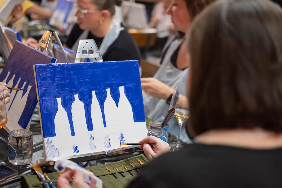 Photo 20 of 87, painting Bottle Bouquets at Greenville Beer Exchange